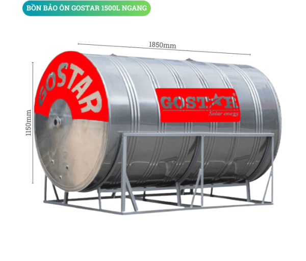 Bồn Bảo Ông Công Nghiệp 1500L Ngang