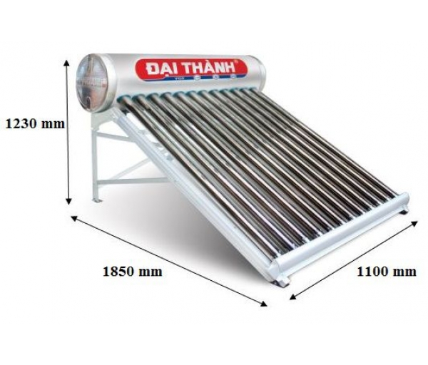 Máy Nước Nóng Năng Lượng Mặt Trời Đại Thành Ống ∅70 210L SUS 316
